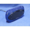 Blue AM / FM Alarm Clock Radio